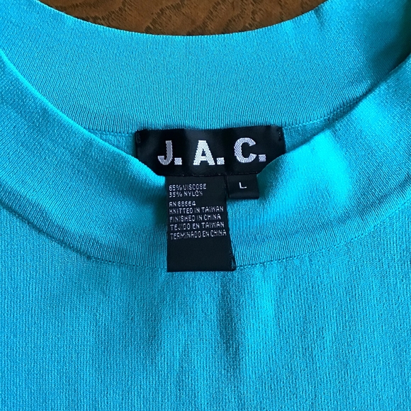 J.A.C Turquoise Top-Large - Picture 3 of 5